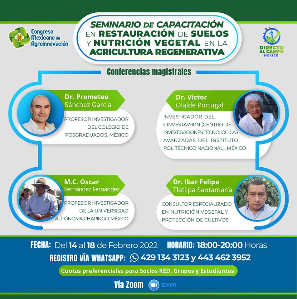 Seminario de capacitación en restauración de suelos y nutrición vegetal en la agricultura regenerativa