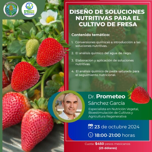 Cultivo de Fresa - Nutrición y Bioestimulación