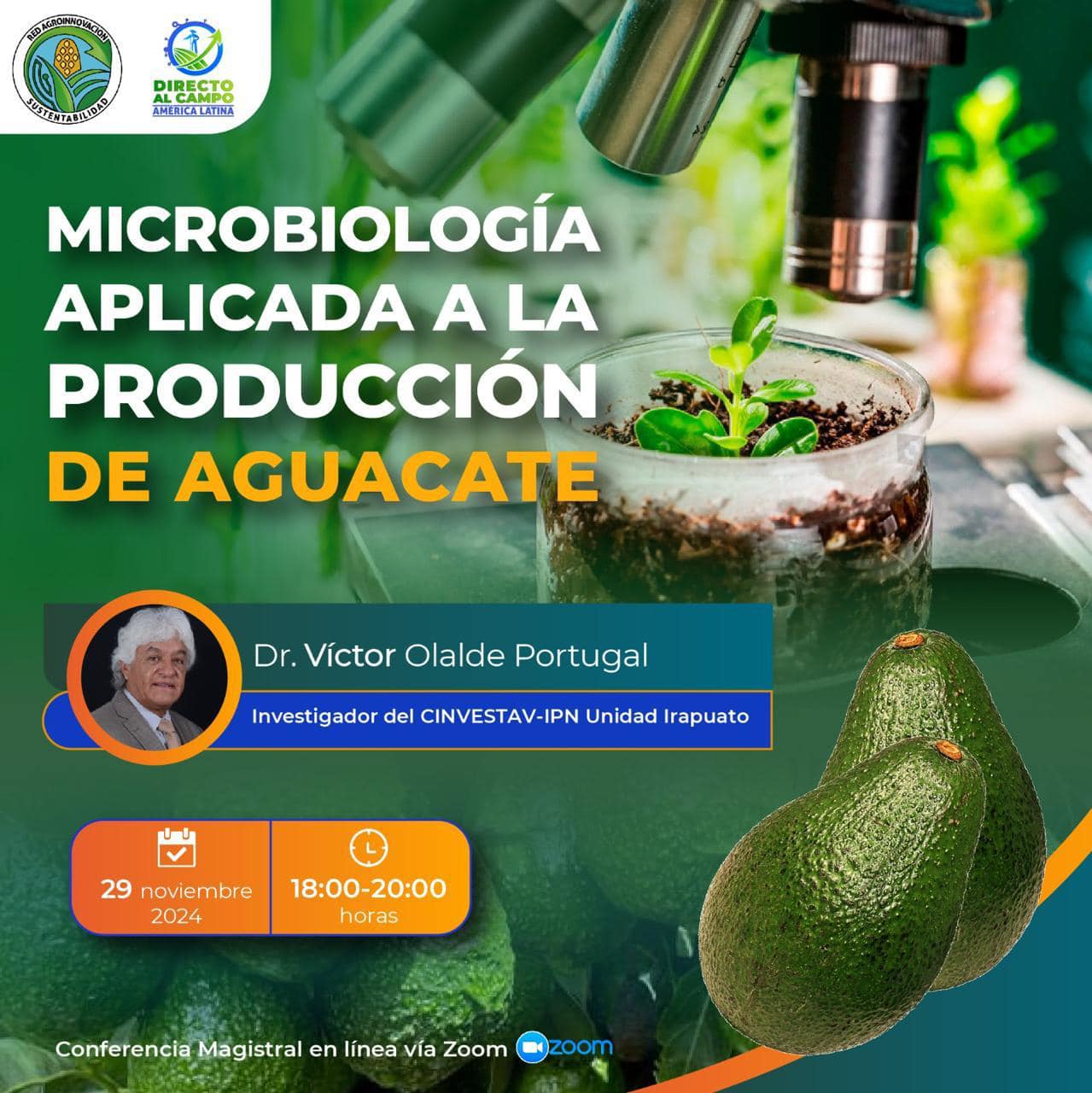 Microbiología aplicada a la producción de aguacate